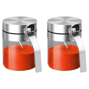 调料盒家用分装瓶调料罐收纳盒厨房高端新款不锈钢盐罐辣椒罐防潮
