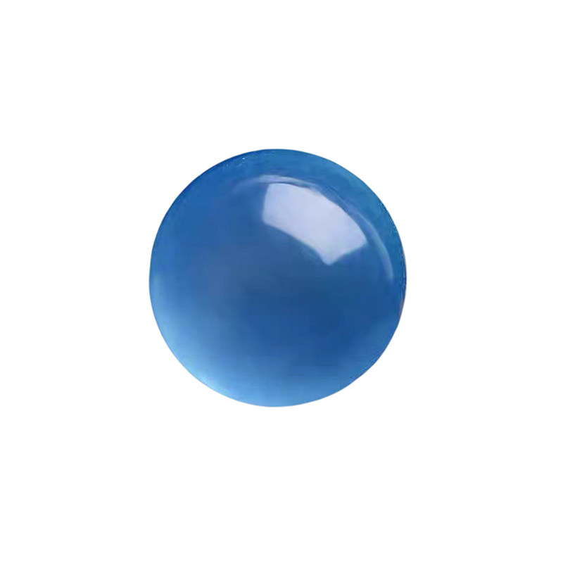 天然海蓝宝散珠圆珠单珠
