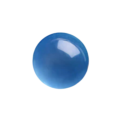 天然海蓝宝散珠圆珠单珠