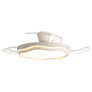 隐形风扇灯2026新款吊扇灯客厅餐厅卧室房间灯带电风扇中山灯具