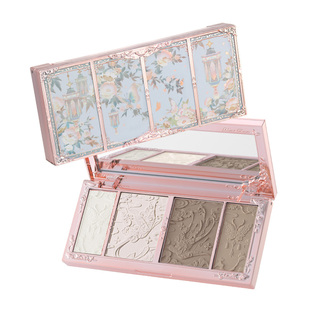 【满300减50】花知晓蝴蝶云肩浮雕高光修容盘阴影自然提亮