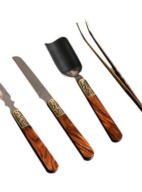 天纵黄花梨茶具四件套