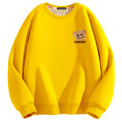 真维斯加绒卫衣男冬季加厚上衣