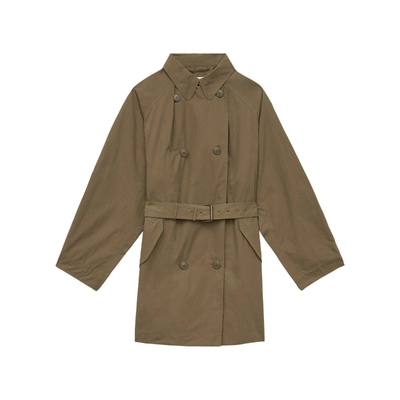 MARANT ETOILE2025早秋新款CARLOTA挺括棉质风衣女