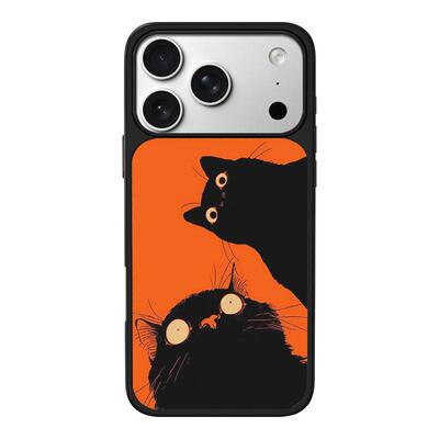 【可爱小黑猫一枚】复古手机壳
