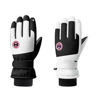 保暖手套冬季骑行男女士电动摩托车防风防寒防水滑雪加绒厚棉触屏