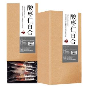 酸枣仁百合茯苓茶睡眠茶失眠安神助眠茶多梦睡眠质量差晚安养生茶