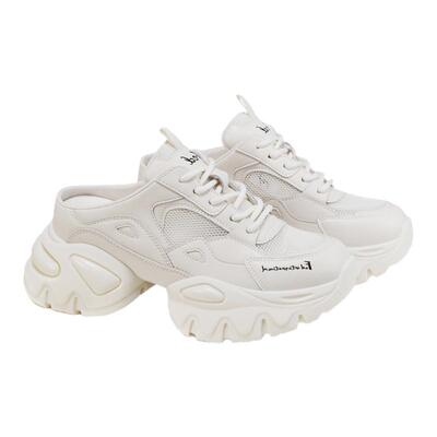 fed后空老爹鞋夏季新款女鞋厚底增高鞋休闲半拖女款S0505-ZCA588