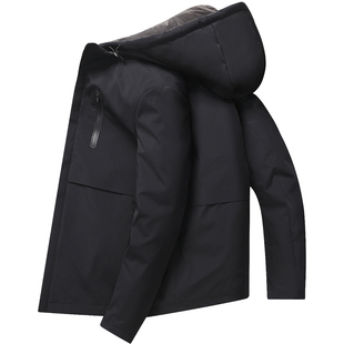 雅鹿爸爸羽绒服男冬加厚保暖男装中年男士冬装中老年男款冬季外套