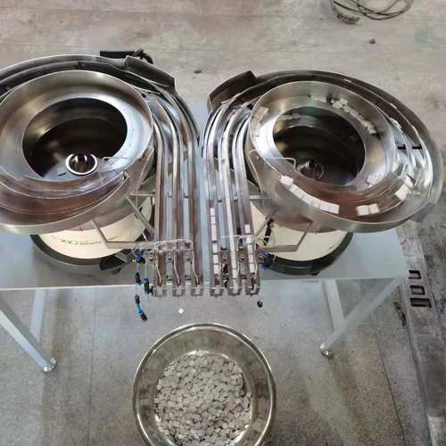 厂家批发自动送料机优选震动盘不锈钢木棉振动盘三条轨道出料厂家