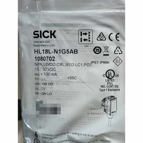 询价-SICK西克激光传感器HL18LN1G5AB订货号可维修