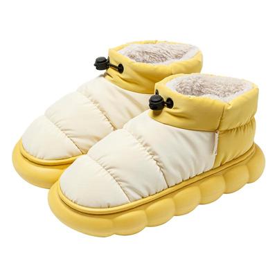 男士羽绒防水棉拖鞋冬季包跟加绒