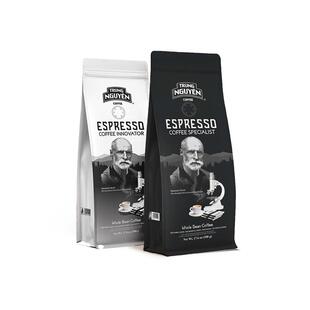 进口G7咖啡专家中深度烘焙精品意式浓缩拼配咖啡豆黑咖啡粉500g