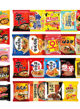 韩国泡面混搭袋装进口三养