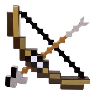 正版mc我的世界弓箭可射击周边武器钻石剑男孩的生日礼物手办玩具