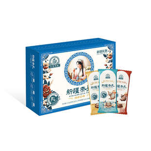 花毡姑娘新疆茶乳原味老奶茶丝绒玫瑰茉莉朝露砖茶牛乳喀什红茶
