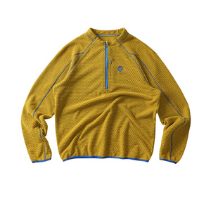 CoosRetro 春季潮牌卫衣男撞色吸睛舒适透气巴塔细条面料长袖T恤