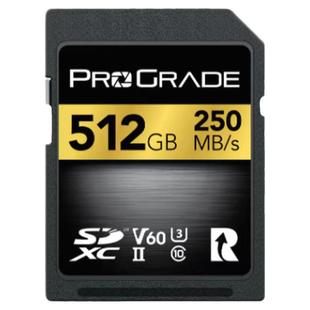 铂格瑞prograde SD卡V60 512G4K存储卡相机SD存储卡250MB/S读取