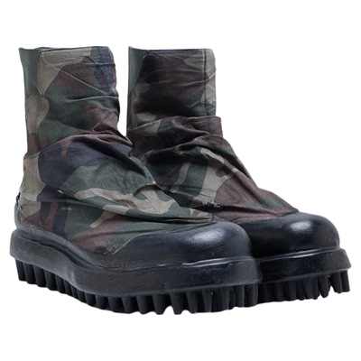 424做旧破坏解构厚底马拉松靴