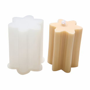 DIY水晶滴胶模具柱状硅胶 香薰蜡烛制作模具树脂透明摆件手工制作