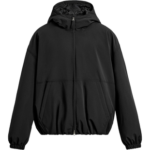 柜699冬季新品男装宽松科技面料棉服外套8281405 800加厚连帽棉衣