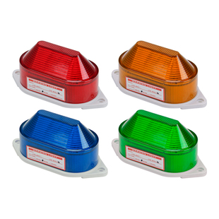 LED小型频闪警示灯24V220V闪烁灯闪光灯有声蜂鸣报警灯LTE-5051J