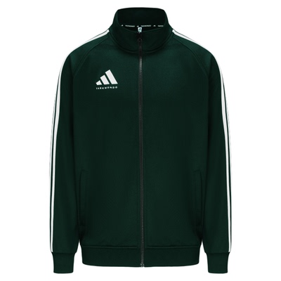 阿迪达斯春秋季外套男女黑白休闲运动新款立领梭织夹克TR30JT-BW