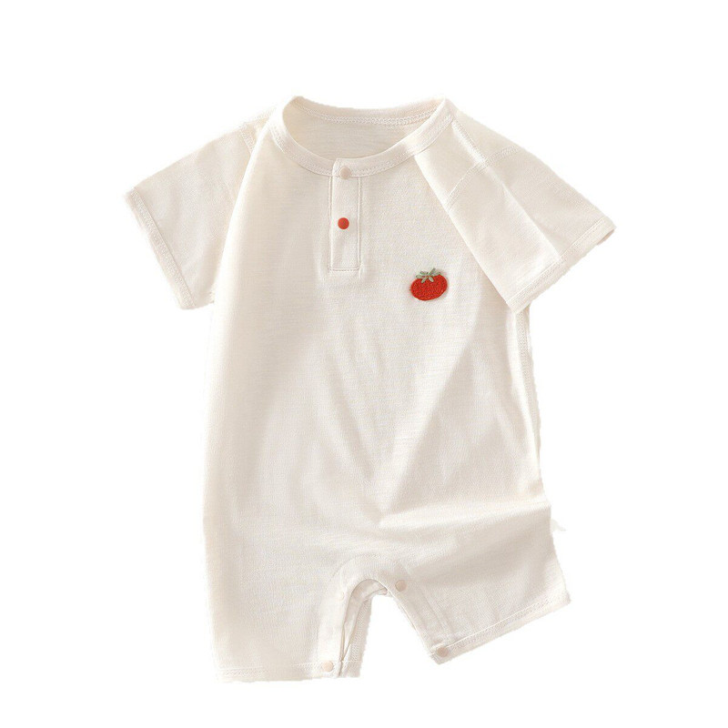【撤柜专区】品牌专柜  婴儿连体衣短袖夏季薄款衣服宝宝透气哈衣