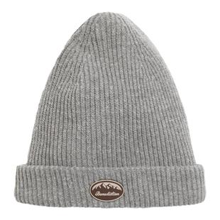 马登工装 美式复古字母冷帽折边针织毛线帽保暖百搭瓜皮帽子男冬