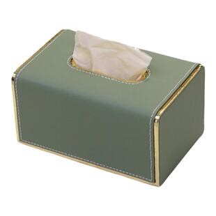 轻奢纸巾盒家用客厅2026新款餐厅抽纸盒高级感创意绿色收纳盒简约