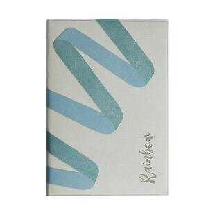 笔记本本子简约商务办公工作会议记事本a5高颜值大学生考研学习摘抄手账加厚软皮面日记本企业可定制印logo