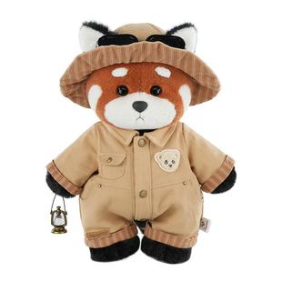 TeddyTales莉娜熊小熊猫关节玩偶探险家长毛绒玩具女朋友闺蜜礼物