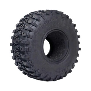 1.9寸114mm*40mm轮毂攀爬车轮胎胎皮1/10模型车通用trx4 SCX10D90