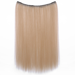 假发片一片式轻薄编彩色辫子多巴胺挑染发条全头免漂挂耳染接发片