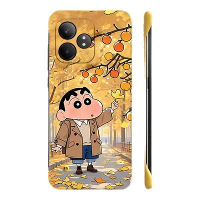 蜡笔小新适用opporealme真我gtneo6se手机壳10pro+无边框gt2大师探索版散热gtneo5se新款neo3/2半包超薄硬女