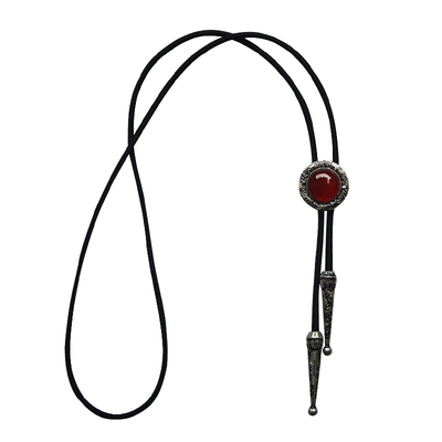 线环黑玛瑙波洛精致小款包邮领带