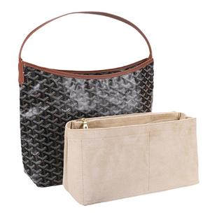 适用戈雅hobo内胆包撑型Goyard流浪包内衬狗牙腋下包中包收纳内袋