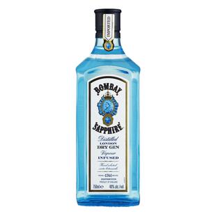孟买蓝宝石金酒 BOMBAY GIN 杜松子酒琴酒鸡尾酒基酒洋酒 750ml