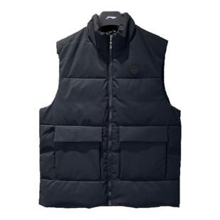 李宁羽绒马甲男冬季鸭绒防风保暖韦德鹅绒宽松防泼水无袖羽绒服