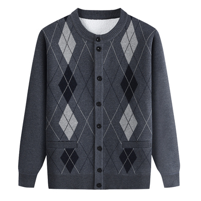 秋冬季羊羔绒保暖针织毛衣