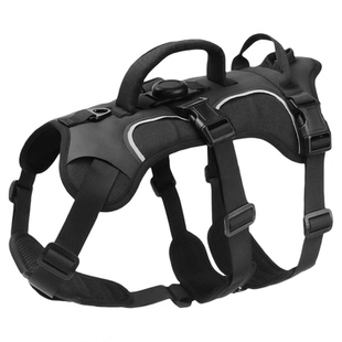 狗狗胸背带防挣脱防爆冲提手威玛边牧中大型犬狗狗牵引绳宠物用品