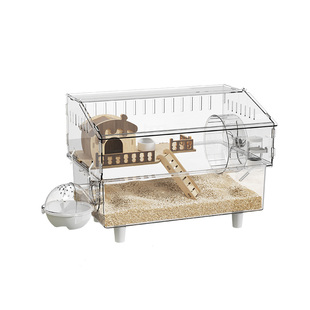 仓鼠笼子专用金丝熊超大豪华别墅便宜大的亚克力透明饲养箱套装房