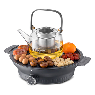 摩飞围炉煮茶烤火炉套装家用电陶炉电烤炉煮茶壶煮茶器具全套冬天