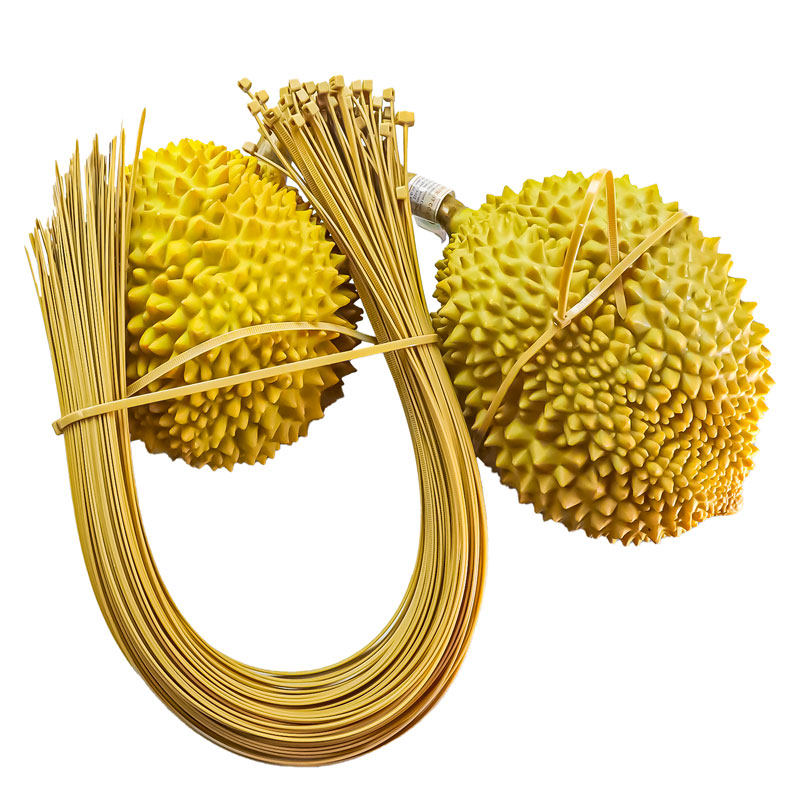 5*650mm榴莲扎带长塑料大号加厚捆榴莲色扎带加长尼龙长款65公分