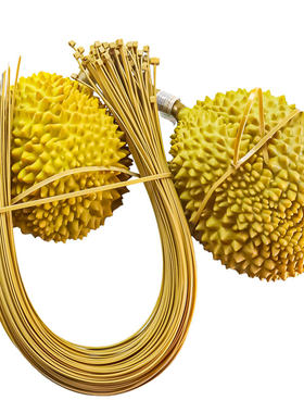 榴莲色扎带5*650mm加厚捆榴莲