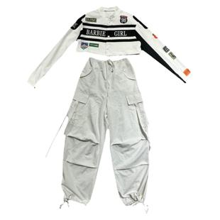 酷飒风jazz外套女跳舞穿搭kpop女团打歌服爵士舞蹈套装街舞演出服