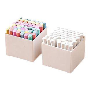 粉笔收纳盒讲台黑板擦教室班级讲台桌教师方形文具整理盒粉笔盒