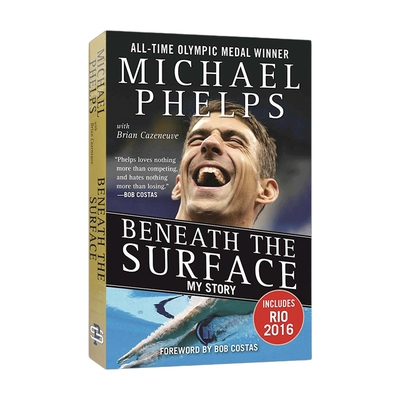 英文原版 Beneath the Surface 菲尔普斯自传 英文版 进口英语原版书籍