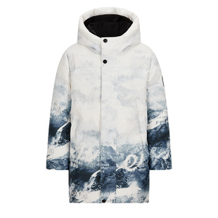 雪中飞童装羽绒服2025新款男童中长款中国风时尚中大童加厚面包服