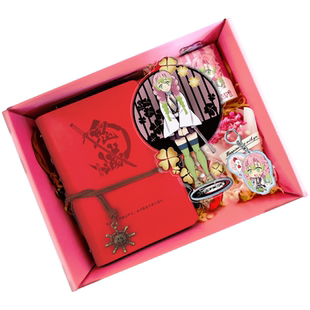 鬼灭之刃甘露寺蜜璃周边生日礼物挂件笔记本吧唧立牌文具礼盒套装